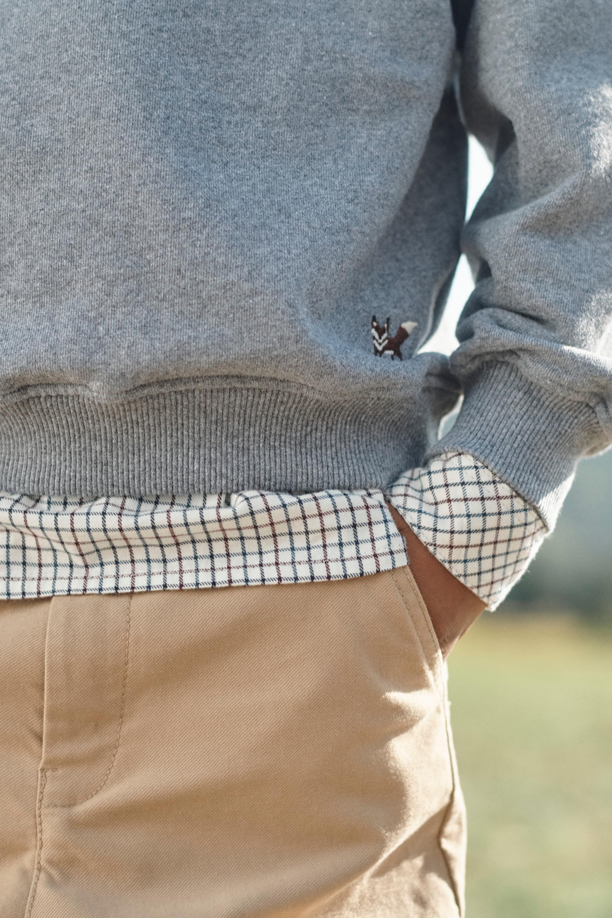 SWEAT UNI RENARD BRODÉ ÉDITION LIMITÉE